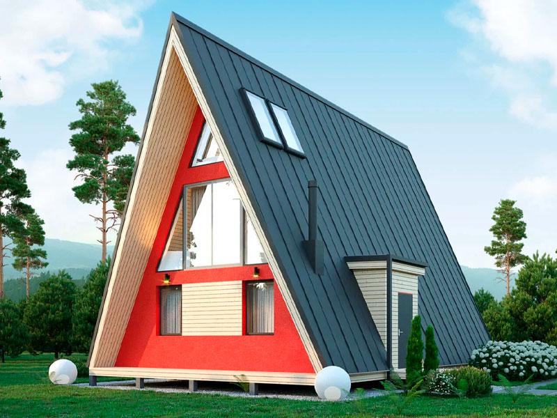 Каркасный дом под ключ КД-013 6x9